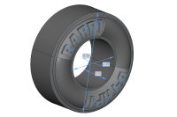 B4-RP1 Slick Tire 9,0-5,0-3,1 10/bag