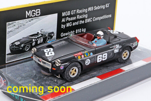MGB GT Racing #69 Sebring 1963 Al Pease Racing