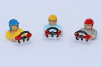 Set of 3 drivers with a jet helmet