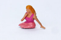 3D printed female passenger figure type F, hand painted