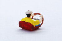 3D printed driver figure with a beret type B, hand painted