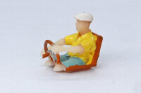 3D printed driver figure with a beret type B, hand painted
