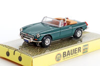 MGB Roadster british racing green with Grace K