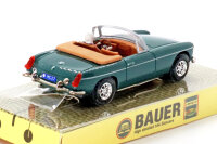 MGB Roadster british racing green with Grace K