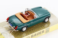 MGB Roadster british racing green with Grace K